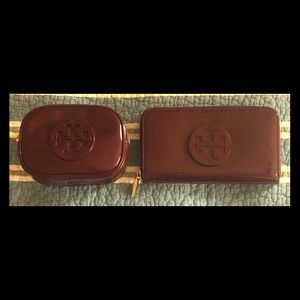 Tory Burch Continental Wallet and Mini Makeup